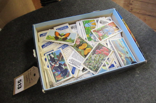 BOX OF CIGARETTE CARDS Image