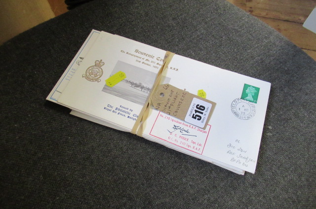 SIGNED RAF FLIGHT COVERS ETC Image