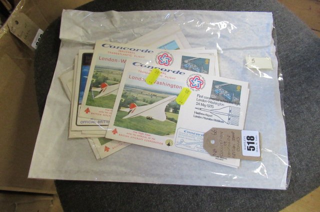 COLLECTION OF CONCORDE SPECIAL STAMP COVERS Image