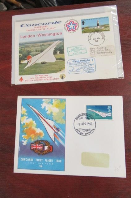 COLLECTION OF CONCORDE SPECIAL STAMP COVERS Image