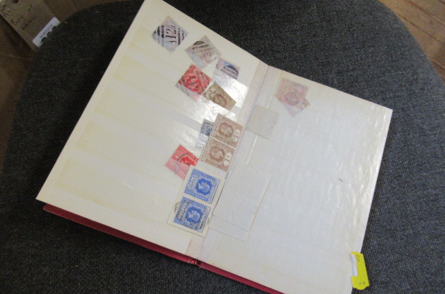 RED ALBUM OF VICTORIAN GB STAMPS Image