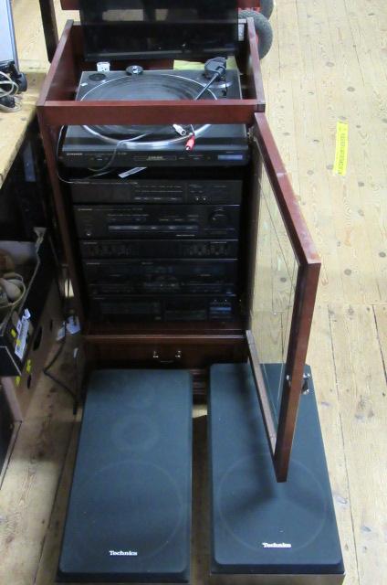 PIONEER HIFI SYSTEM  IN CABINET Image
