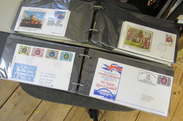 TWO ALBUMS OF FIRST DAY COVERS Image