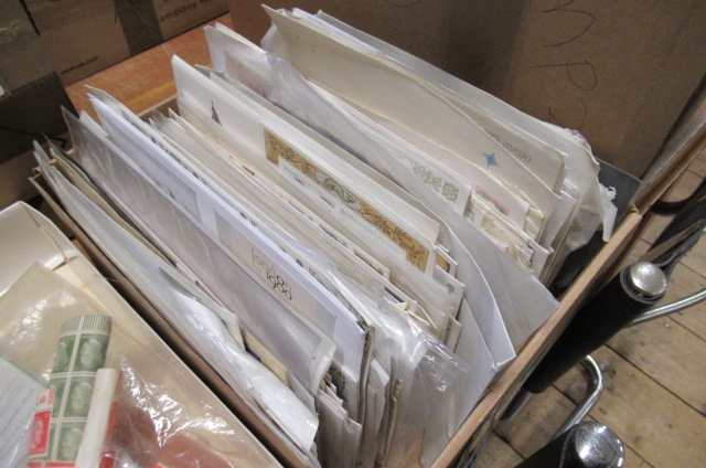 BOX OF FIRST DAY COVERS Image