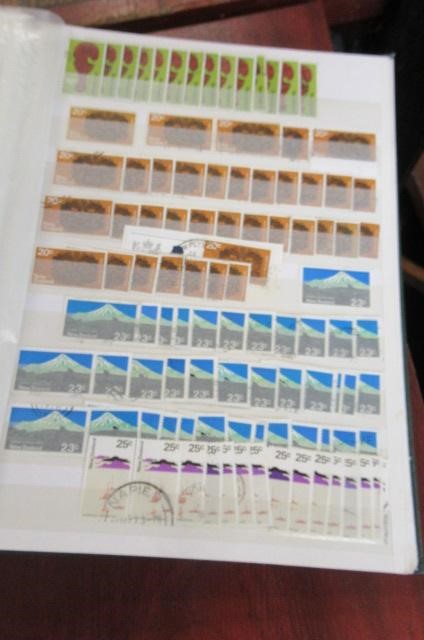 THREE ALBUMS OF NEW ZEALAND STAMPS Image