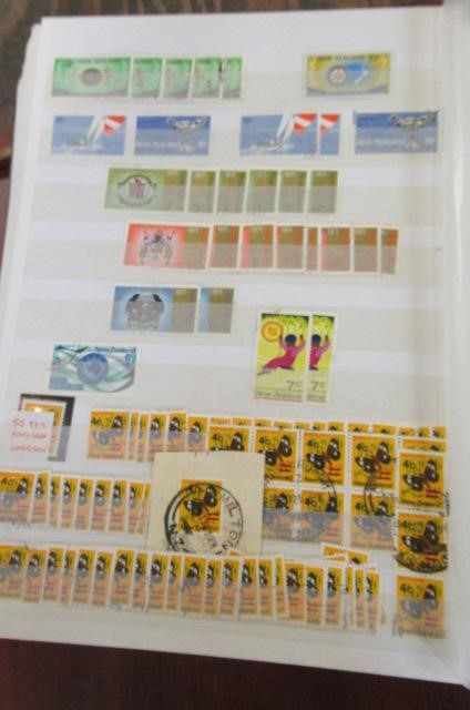 THREE ALBUMS OF NEW ZEALAND STAMPS Image