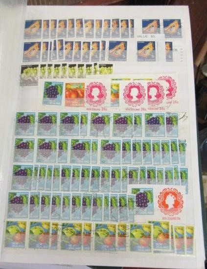 THREE ALBUMS OF NEW ZEALAND STAMPS Image