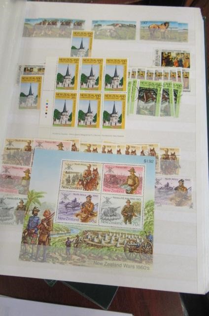 THREE ALBUMS OF NEW ZEALAND STAMPS Image