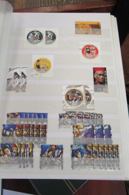 THREE ALBUMS OF NEW ZEALAND STAMPS Image
