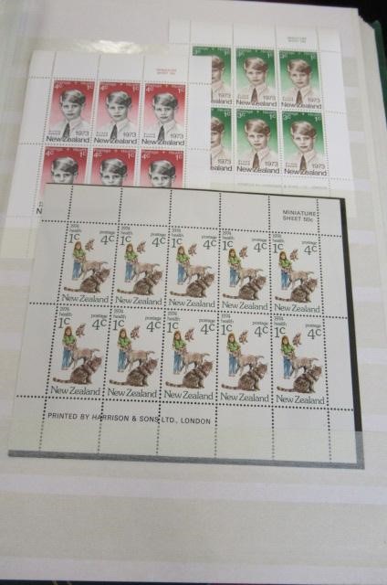 THREE ALBUMS OF NEW ZEALAND STAMPS Image