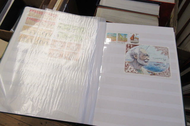 ALBUM OF PACIFIC ISLAND STAMPS Image