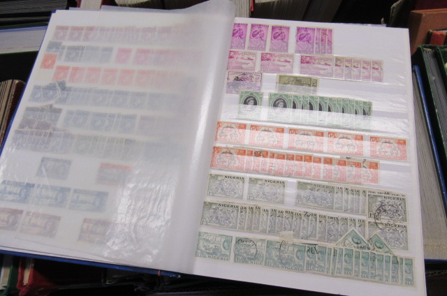 THREE ALBUMS OF AFRICAN STAMPS Image