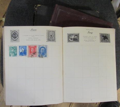 THREE ALBUMS OF INTERNATIONAL STAMPS Image