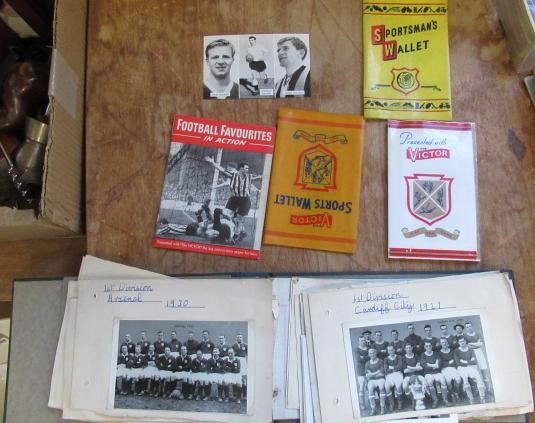 ALBUM FOOTBALL TEAM POST CARDS ETC Image