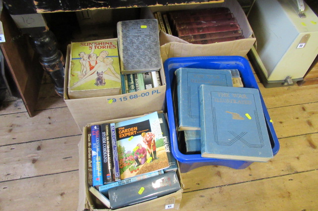 FOUR BOXES OF BOOKS Image