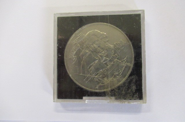 BOX OF FOREIGN COINS ETC Image