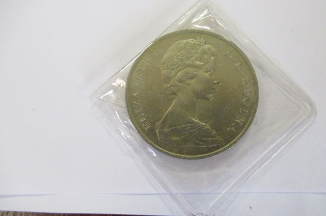 BOX OF FOREIGN COINS ETC Image