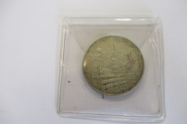 BOX OF FOREIGN COINS ETC Image