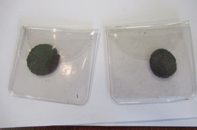BOX OF FOREIGN COINS ETC Image