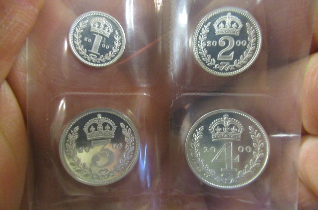 BAG OF SILVER COINS ETC Image
