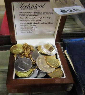 BOX OF COINS ETC Image