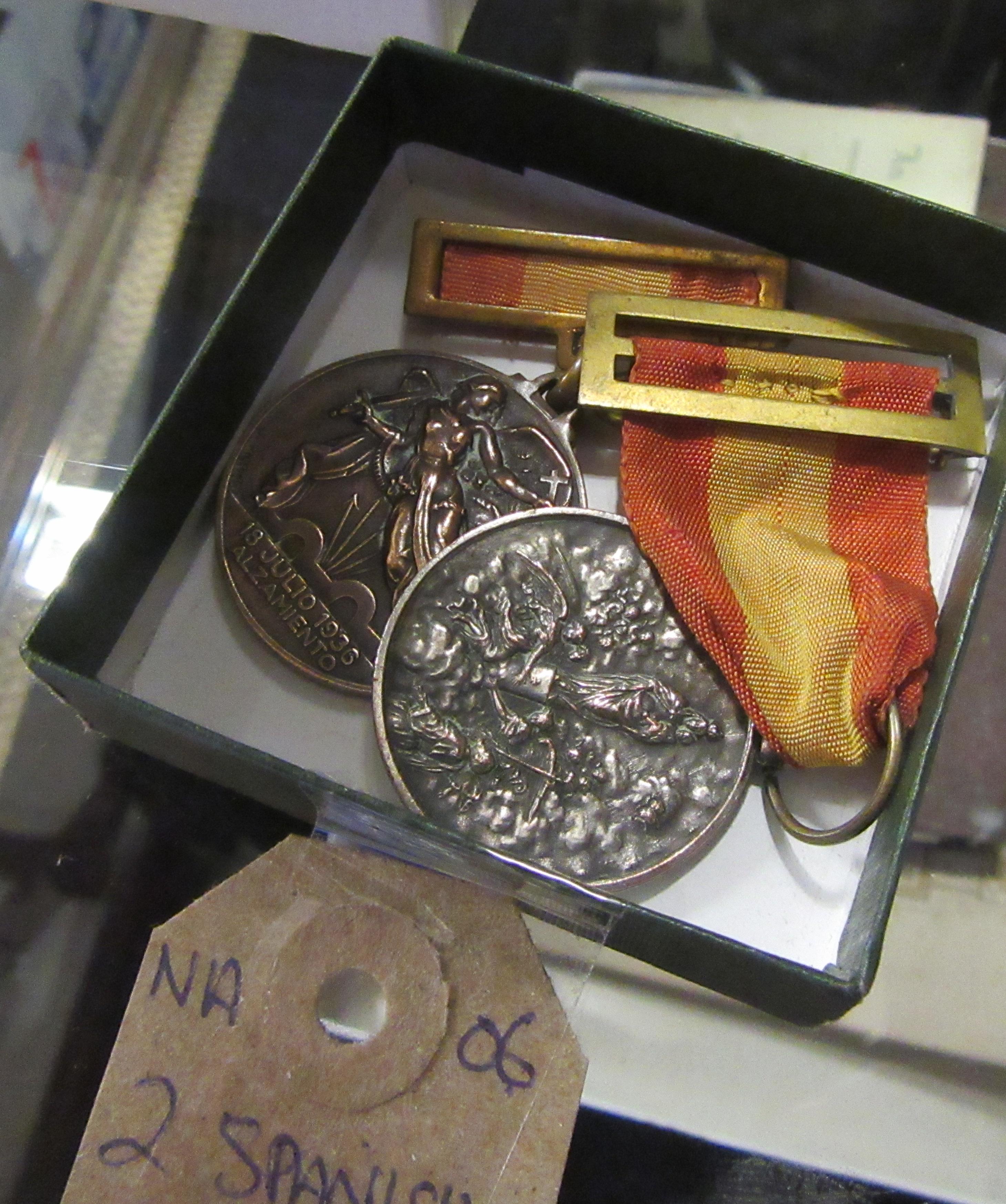 TWO SPANISH CIVIL WAR MEDALS Image
