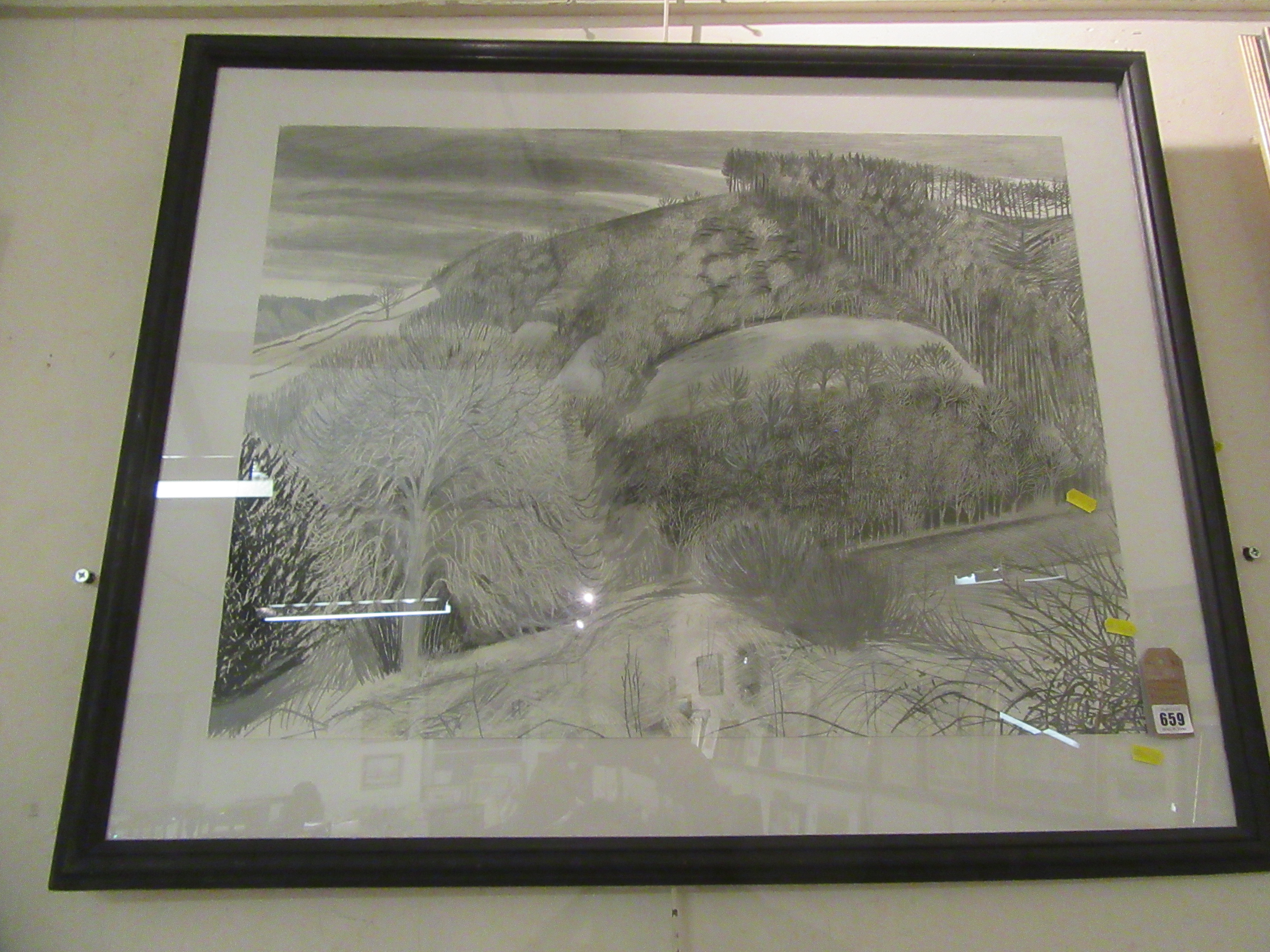 SIGNED SNOW SCENE Image