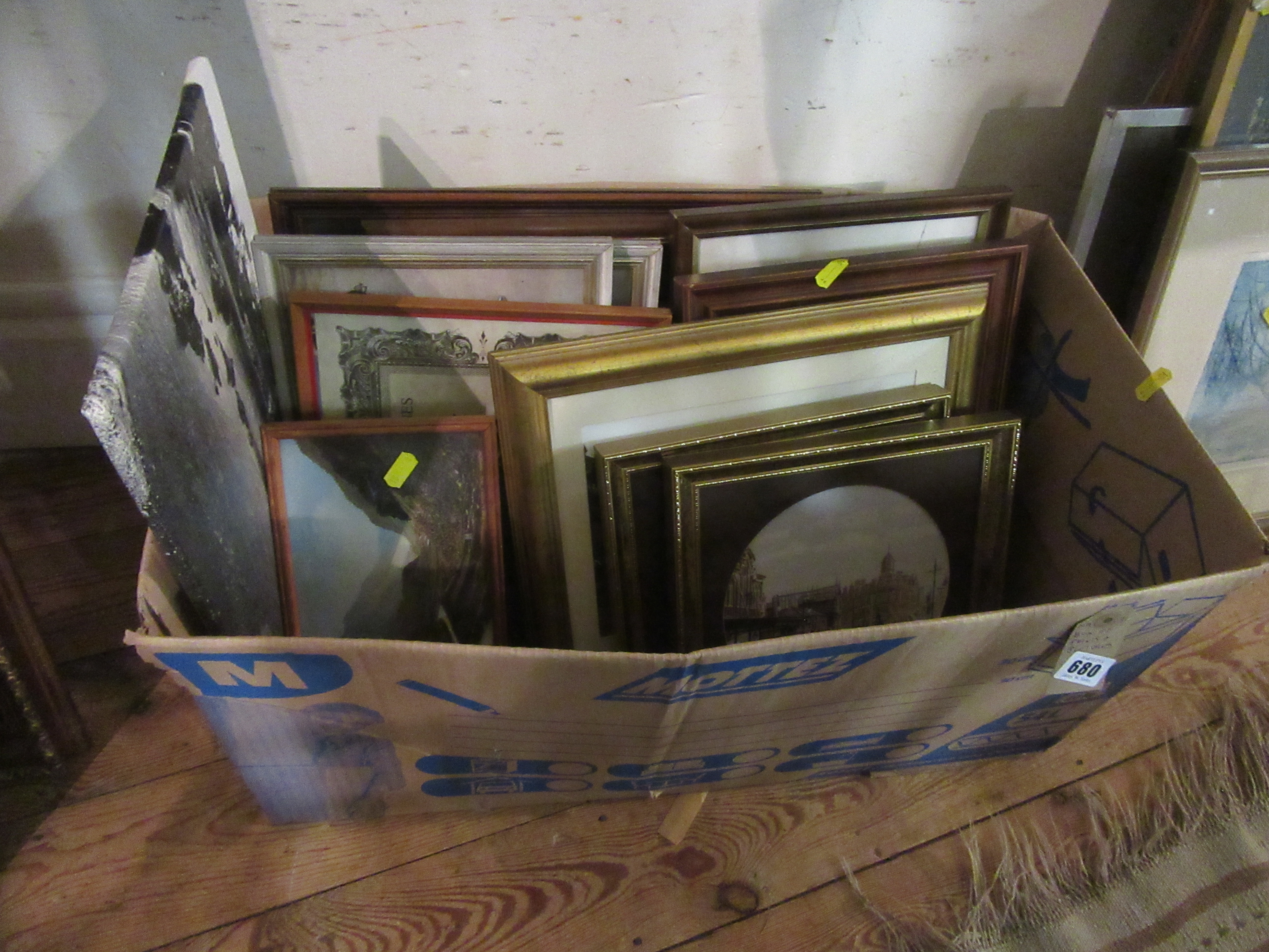 BOX OF PRINTS AND PICTURES Image