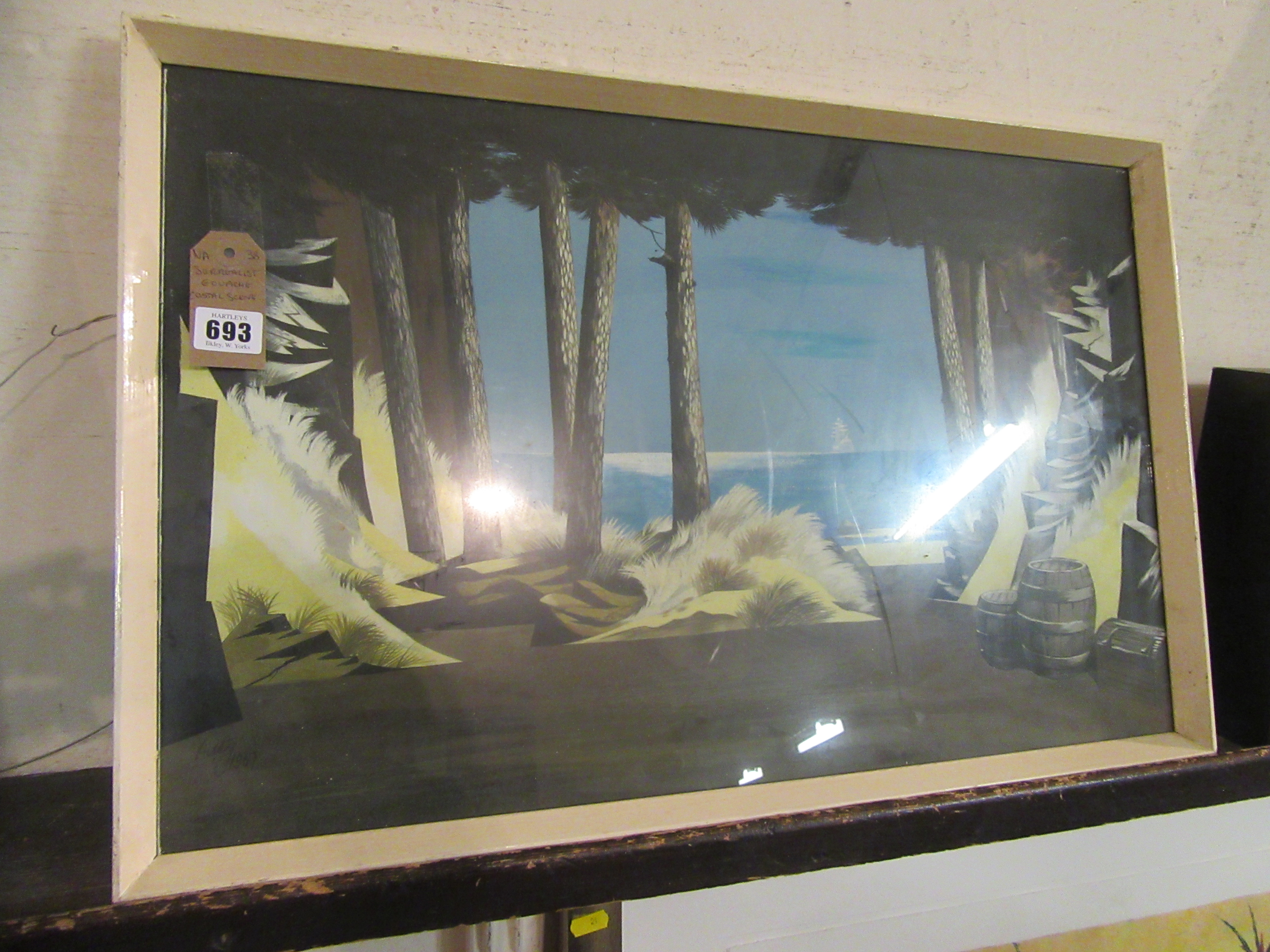 GOUACHE COASTAL SCENE Image