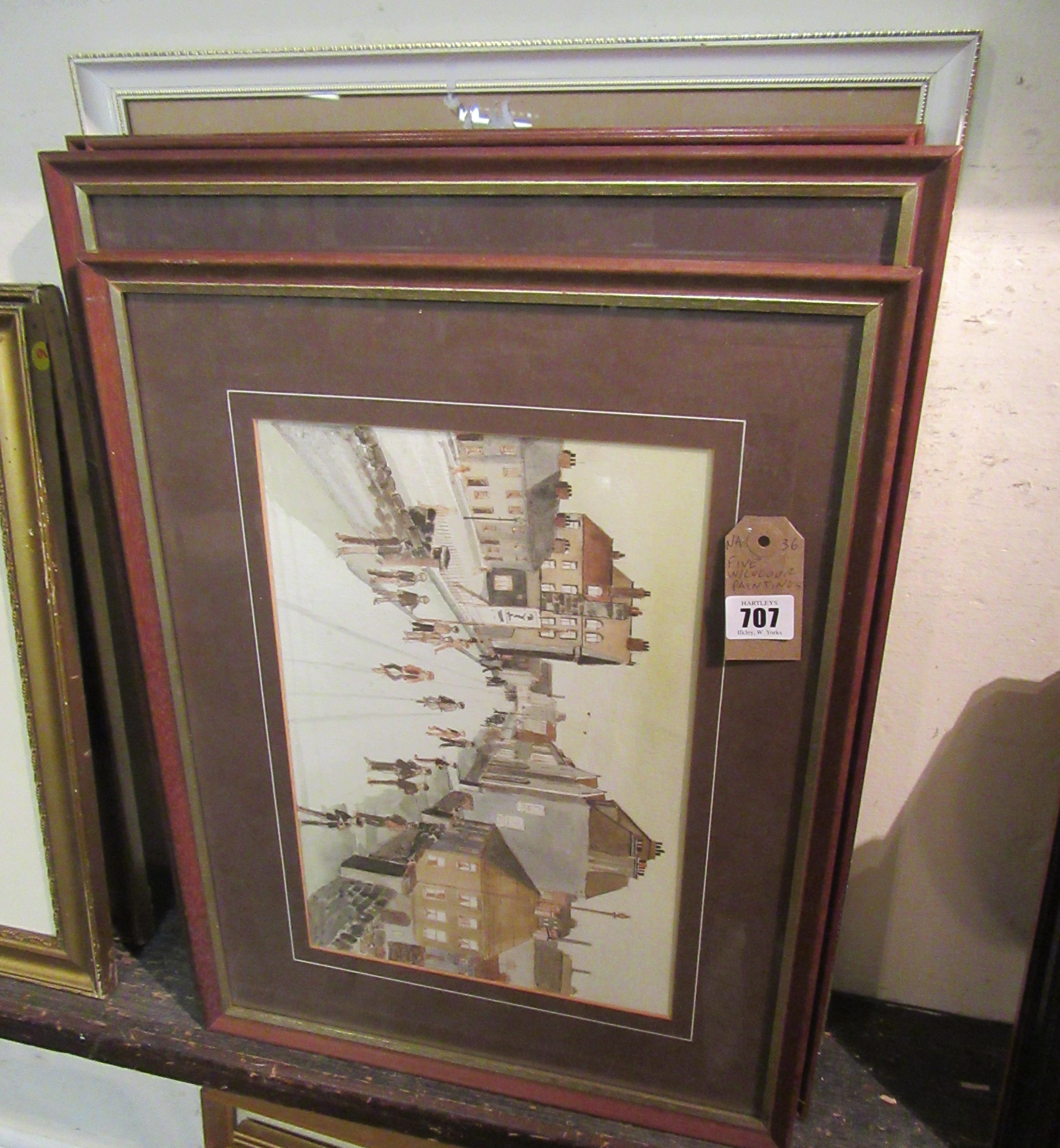 FIVE WATERCOLOUR PAINTINGS Image