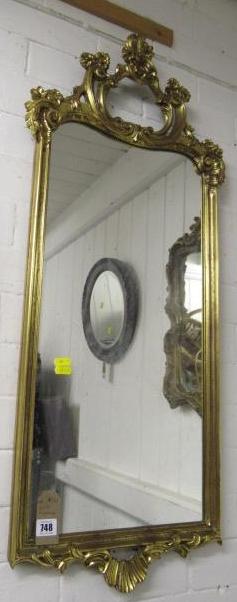 GILT FRAMED MIRROR Image