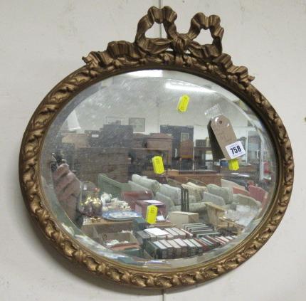 SMALL GILT FRAMED MIRROR Image