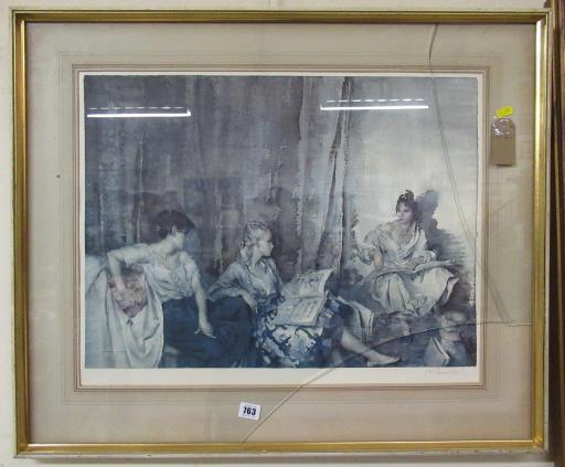 SIGNED W R FLINT PRINT Image