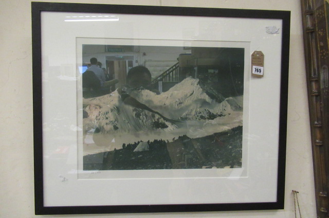 FRAMED PONTING PHOTOGRAPH Image