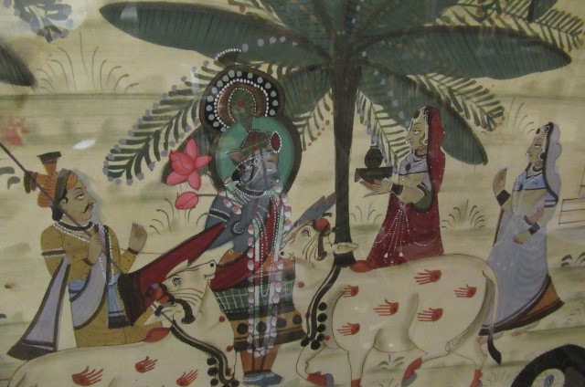 INDIAN PAINTING ON TEXTILE Image