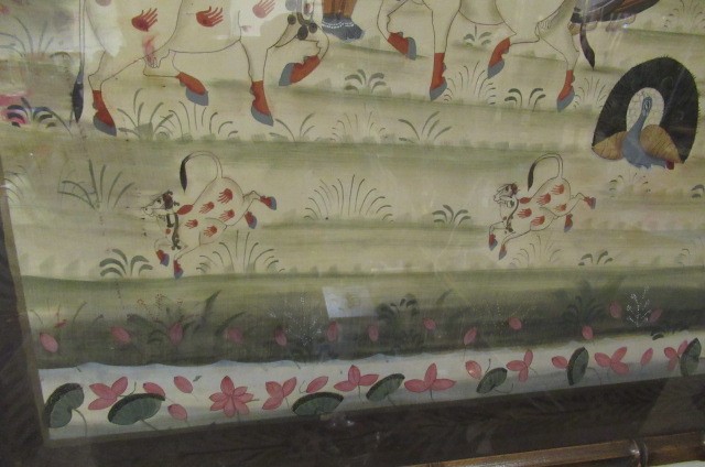 INDIAN PAINTING ON TEXTILE Image