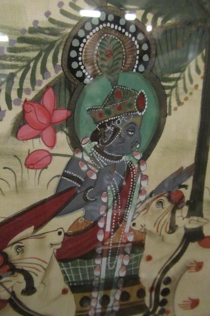 INDIAN PAINTING ON TEXTILE Image