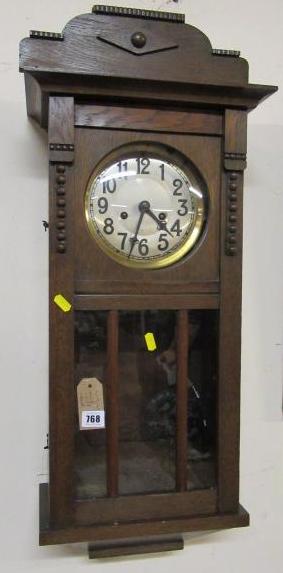 OAK WALL CLOCK Image