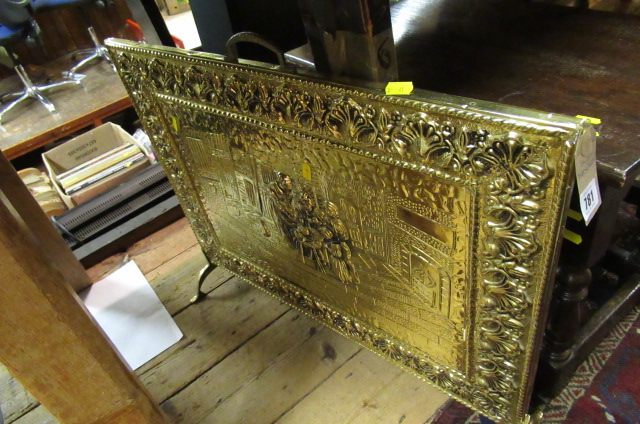 BRASS FIRE SCREEN Image