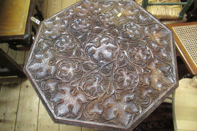 CARVED BENARES TABLE Image
