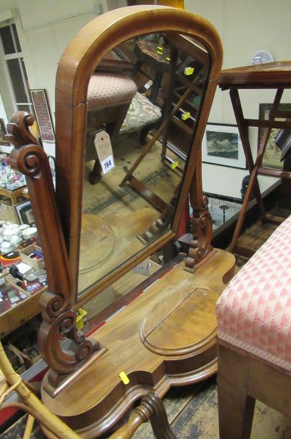 LARGE VICTORIAN TOILET MIRROR Image