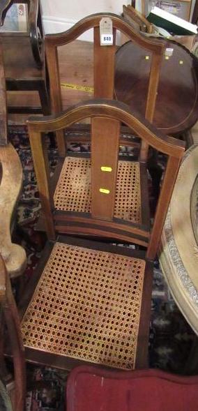 TWO CANE CHAIRS Image
