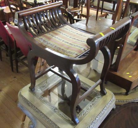 MAHOGANY STOOL Image