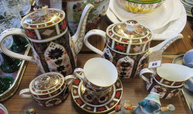 QUANTITY OF ROYAL CROWN DERBY TEA WARE  ALL FIRST QUALITY Image
