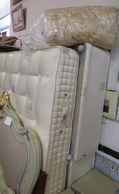 DOUBLE BED  MATTRESS AND HEADBOARD Image