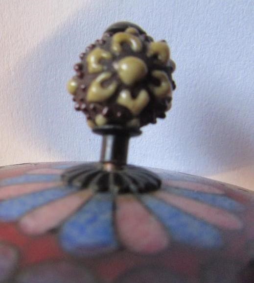 CLOISONNE BOWL AND JAR WITH COVER Image