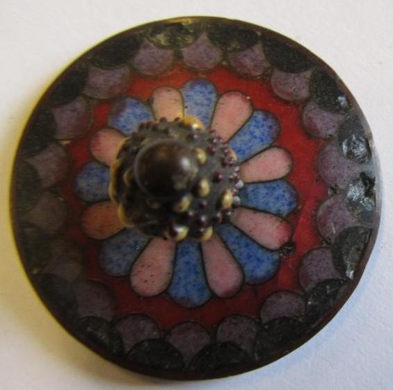 CLOISONNE BOWL AND JAR WITH COVER Image