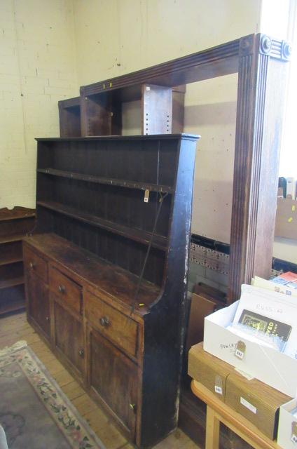 LARGE BOOKSHELVES AND A DRESSER Image