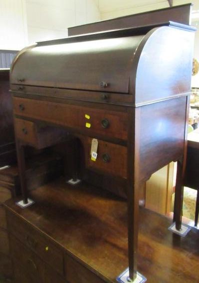 MAHOGANY ROLL TOP DESK Image