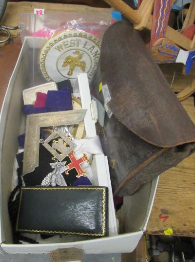 BOX OF MASONIC REGALIA Image